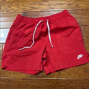 Nike Red Athletic Shorts